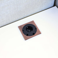 Power Grommet Twist, Ø 80 mm Svart/koppar