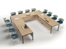 Bild 5 Flex U-format mötesbord, 10-12 platser 320x320 cm