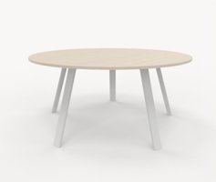 Piece Konferensbord Piece runt bord Ø160 cm, projektbord för 10 stolar
