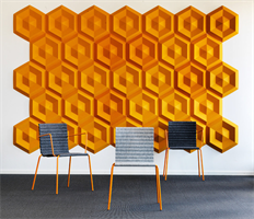 Johanson Design ljudplattor Beehive hexagon designplatta