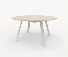 Piece runt bord Ø140 cm, med kabellock Med kabellock