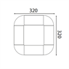 Bild 2 Flex rundat konferensbord, 12 platser 320x320 cm