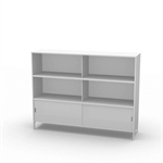 Neat 3xA4 B160 luckor nere Plexiglas vitfrostad