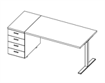 Quadrio Tube Tube pedestal VS