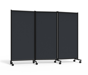 ONE Screen mobil ihopfällbar golvskärm, Mörkgrå Mörkgrå