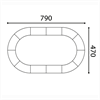 Bild 2 Flex stort runt konferensbord för 24 personer, 790 cm