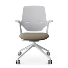 Trillo konferensstol Ljusgrå rygg + Beige sits