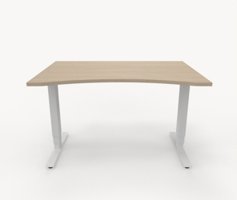 Opus Choice skrivbord Opus höj och sänkbart skrivbord med maguttag, 120x80 cm