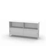 Neat 2xA4 B160 luckor nere Plexiglas vitfrostad