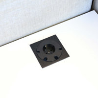 Power Grommet Twist, Ø 80 mm Svart/svart