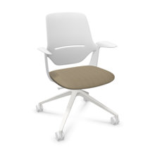 Trillo konferensstol Ljusgrå rygg + Beige sits