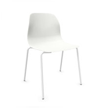 Pelican stapelbar stol Vit sits / Vitt stativ