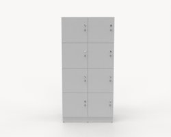 Personlig förvaring med 8 skåp, bredd 80 cm Mellan, 88 mm