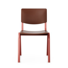 HÅG Celi 9100, stapelbar Sits: Chestnut, Stativ: Blush Rose