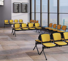 Väntrumsmöbler La Mia klädd väntrumsbänk