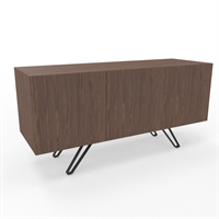 Zeta sideboard Zeta Flair sideboard i valnöt, Längd 150cm höjd 74cm