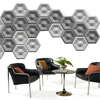 Bild 3 Beehive hexagon designplatta
