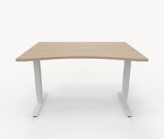 Opus Choice skrivbord Opus höj och sänkbart skrivbord med maguttag, 120x90 cm
