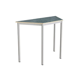 Trapetsbord Tranås mörkgrå linoleum, L120 cm, H90 cm
