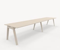 Piece Wood konferensbord Piece Wood träbord, 420x90 cm