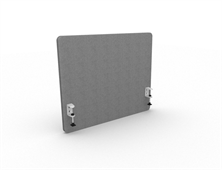 Bordsskärm Silent Express Bredd 80 cm Ljusgrå