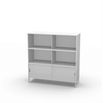 Neat 3xA4 B120 luckor nere Plexiglas vitfrostad