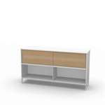 Neat 2xA4 B160 luckor öppen Ek natur