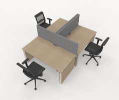 Arbetsgrupper paket Skrivbordsgrupp Triad