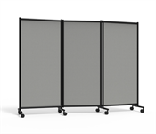 ONE Screen mobil ihopfällbar golvskärm, ljusgrå Ljusgrå