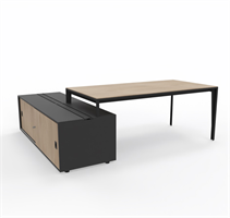 X5 Skrivbord X5 skrivbord med lågt skåp