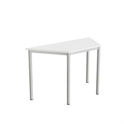 Trapetsbord Tranås vit, Längd 120 cm, Höjd 72 cm