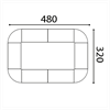 Bild 2 Flex stort rundat konferensbord, 16 platser 480x320 cm