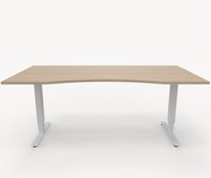 Opus Choice skrivbord Opus höj och sänkbart skrivbord med maguttag, 180x90 cm