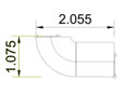 Bild 2 Receptionsdisk, 206x108 cm