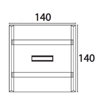 Bild 4 X7 bord 140x140 cm