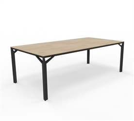 X8 Mötesbord längd 180-240 cm, djup 100-110 cm