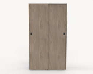 Quadrio Skjutdörrsskåp Hög, Bredd 120 x höjd 214 cm