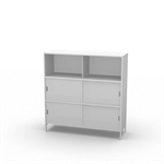 Neat 3xA4 B120 luckor nereX2 Plexiglas vitfrostad