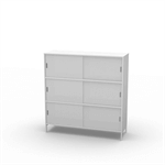 Neat 3xA4 B120 stängd Plexiglas vitfrostad