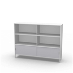 Neat 3xA4 B160 luckor nere Ljusgrå