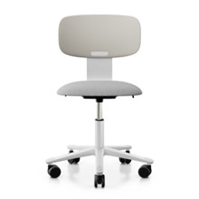 HÅG Tion med tygklädd sits Mist White