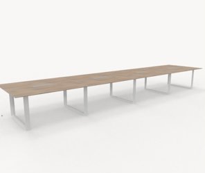 X7 mötesbord 640x140 cm