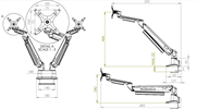 Bild 2 ZAP Monitorarm Twin