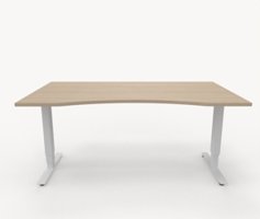 Opus Choice skrivbord Opus höj och sänkbart skrivbord med maguttag, 160x90 cm