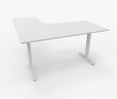 Höj och sänkbart skrivbord Höj & sänkbart hörnbord Högerställt 160x180 cm