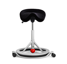 Sadelstol BackApp Smart Med hjul