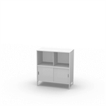 Neat 2xA4 B80 luckor nere Plexiglas vitfrostad