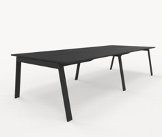 Piece Konferensbord Piece svart konferensbord, kabelbox, längd 280 cm