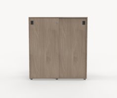 Quadrio Skjutdörrsskåp Quadrio Skjutdörrsskåp Mellan, Bredd 120 x höjd 134 cm