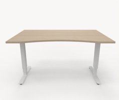 Opus Choice skrivbord Opus höj och sänkbart skrivbord med maguttag, 140x90 cm